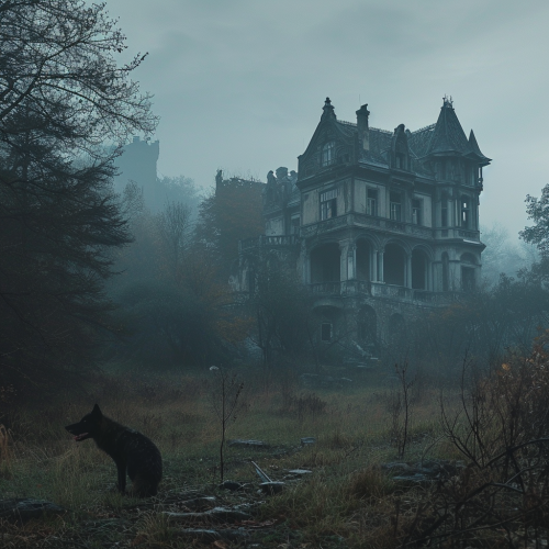 Howling Wolf in Mysterious Mansion