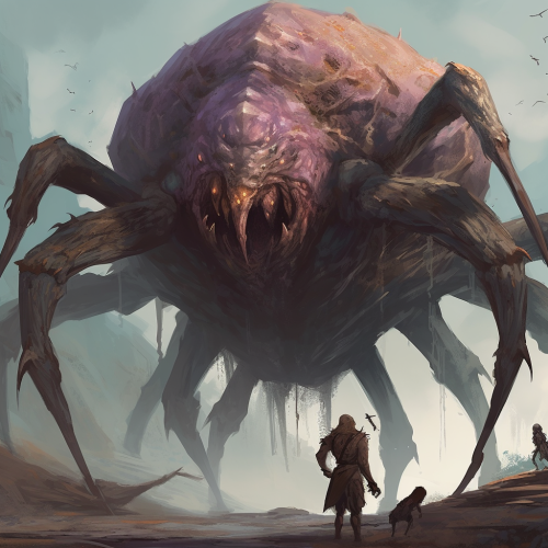 D&D monster art: Spiderbeholder token