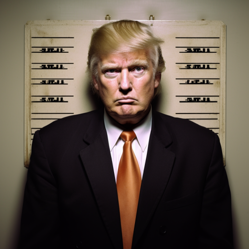 Donald Trump's Mugshot in Style