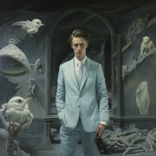 Haunting and Surreal Dorian Gray Art