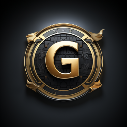 Logo created with two capital G's