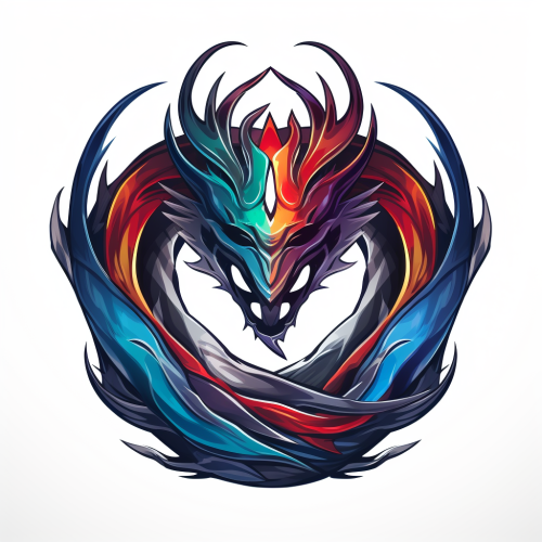 Dragon logo representing strength and longevity