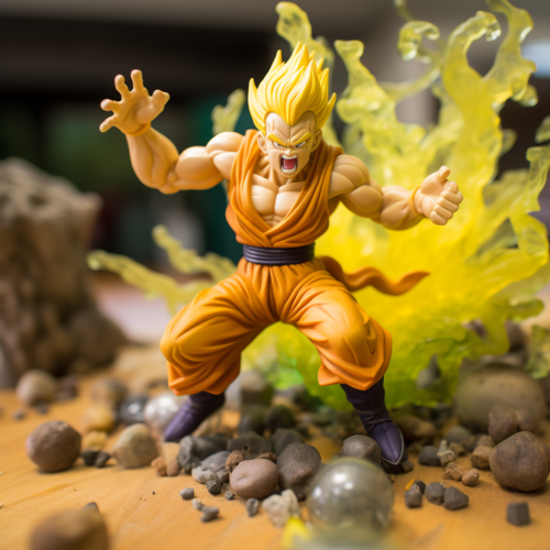 Dragon Ball Z Cell in Action