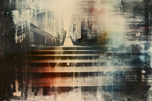 Dreamy Places with Illogical Architecture and Spectral Lights Dreamy Places with Illogical Architecture and Spectral Lights