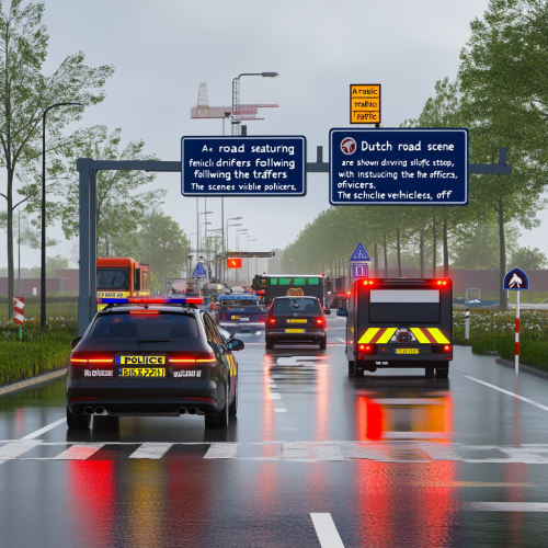Dutch Road Traffic Police Stop Dutch Road Traffic Police Stop