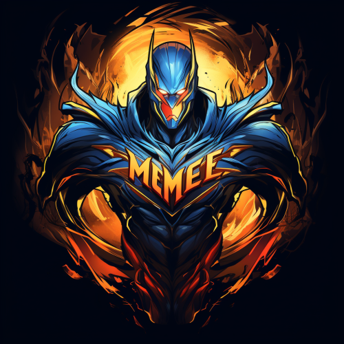 Dynamic hero emblem gear silhouette image