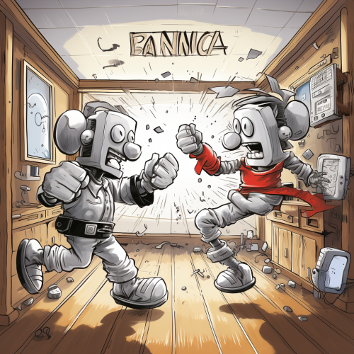 Dynamic Punch Cartoon Action