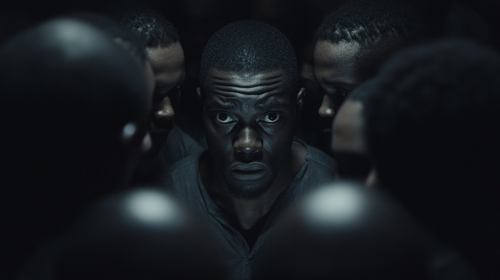 education trap black white group