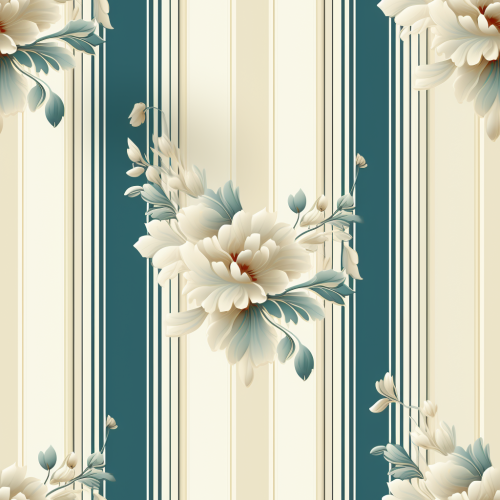 Edwardian Style Vertical Stripes Prompt Image