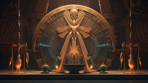 Egyptian artifacts with extraterrestrial symbolism