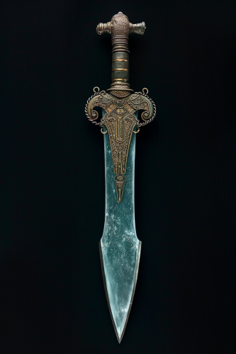Egyptian Khopesh with Black Glass Blade