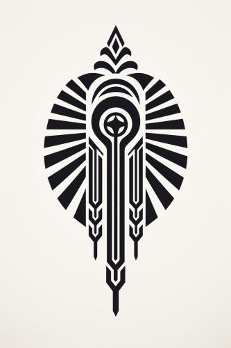 Ancient Egyptian logo design on white background
