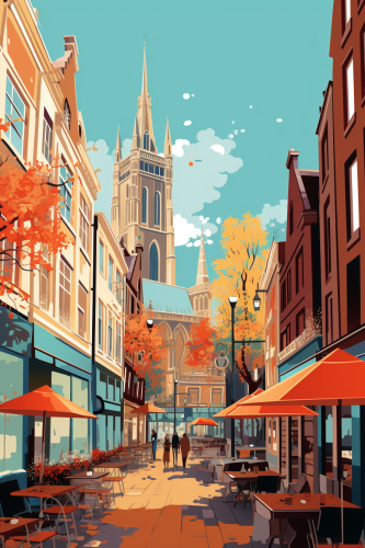 Vector Artwork of Eindhoven City