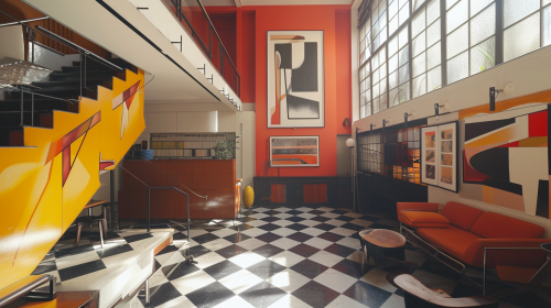 El Lissitzky House Interior Photograph