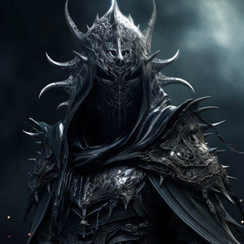 Dark Souls inspired cyber goth art