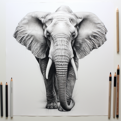 Elephant without trunk, rabbit ears, porcupine body