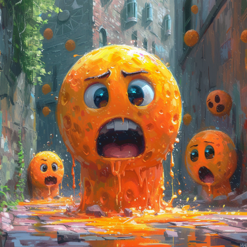 Colorful Emoties Pixel Art Background