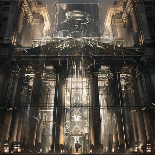 gleaming wizard hat museum facade