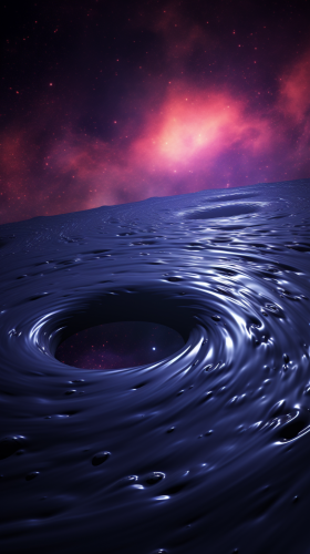 Jets of Energy Shooting from Black Hole  ?