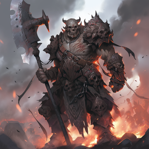 Enhanced orc standard-bearer champion