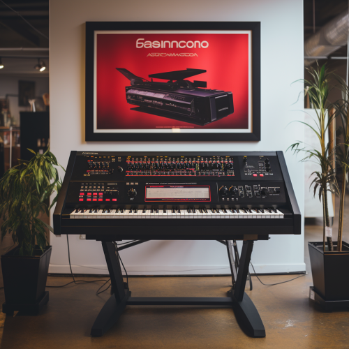 Ensoniq 5503 on Amazing Music Synthesizer Poster