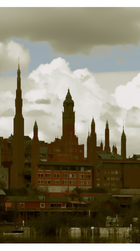 Evangelion Giant Robot: Bio-Mech Creature Roaring