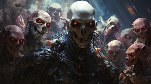 Vibrant Colors of Evil Extraterrestrial Monsters