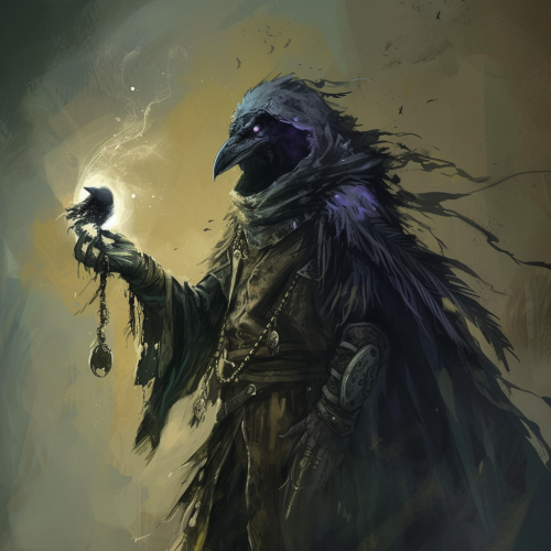 Evil Kenku Wizard Fantasy Art