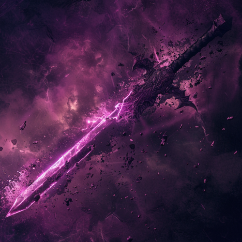 Evil sword fantasy art icon