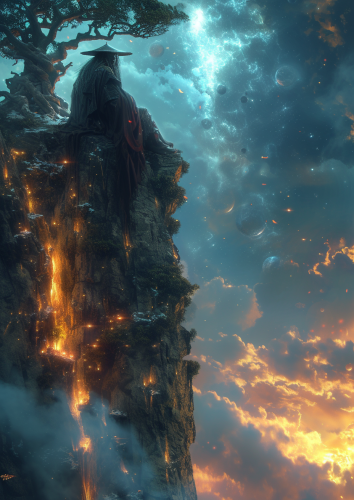 Divine Light Pollution Alien Planet