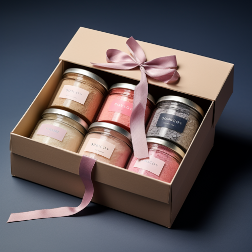 Exfoliator Box with Cute High-End Style