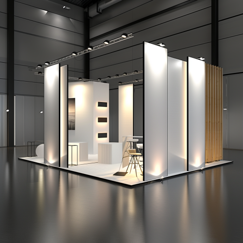 Exhibition Folding Stands Creative Minimal Modern