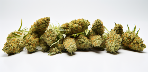 Premium Exotic Cannabis Buds close-up