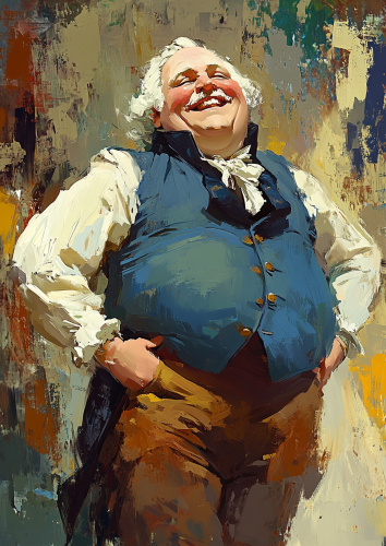 Smiling man in GW outfit
