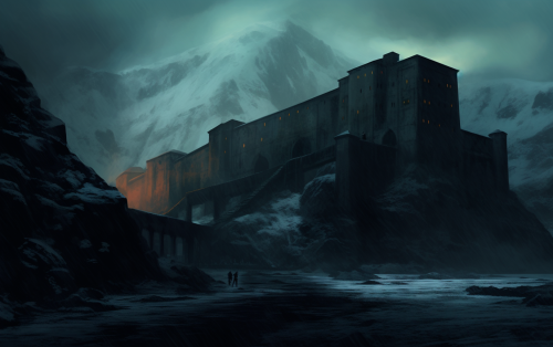 Surreal dark fantasy landscape artwork Surreal dark fantasy landscape artwork