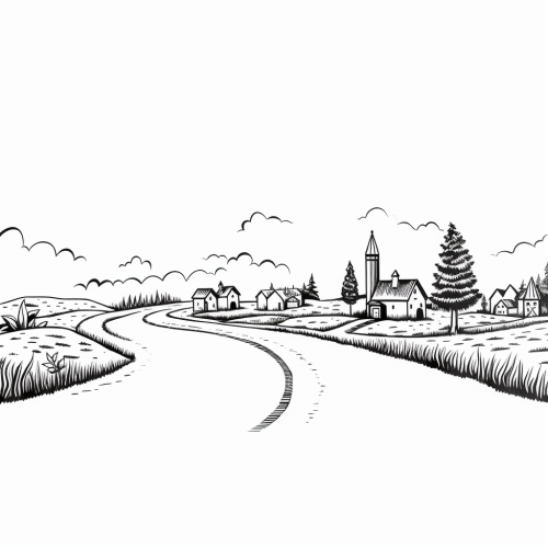 Farm animals in black and white Farm animals in black and white