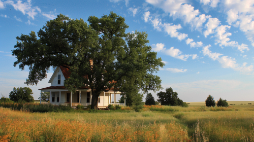 vintage farmhouse rural Oklahoma