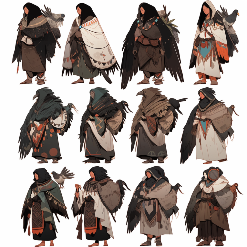 Female Death Warrior in Ural Steppes Culture