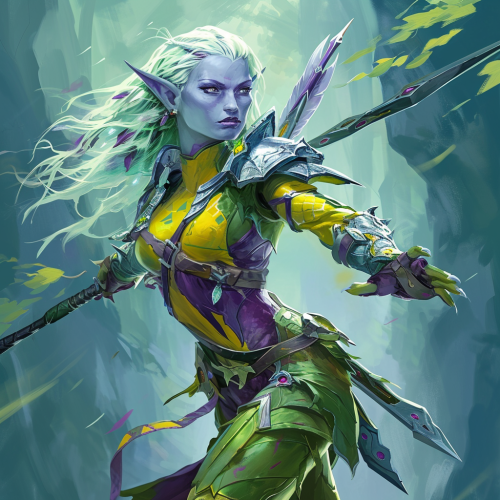 Female Elf Adventure RPG Game Avatar