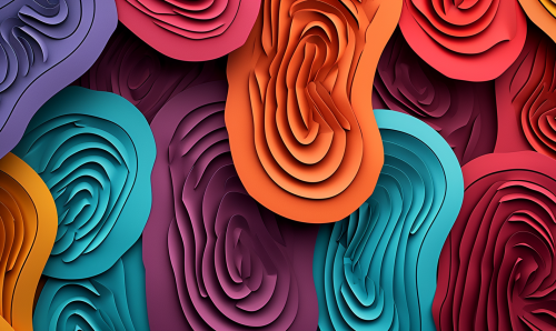 Personal branding identity fingerprint concept