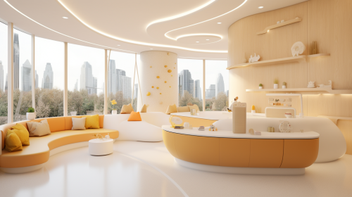 Children exercising in fitness classroom