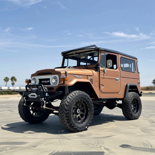 FJ45 light brown black paint