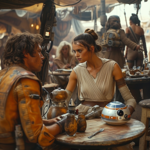 Flexitarians Star Wars Scene