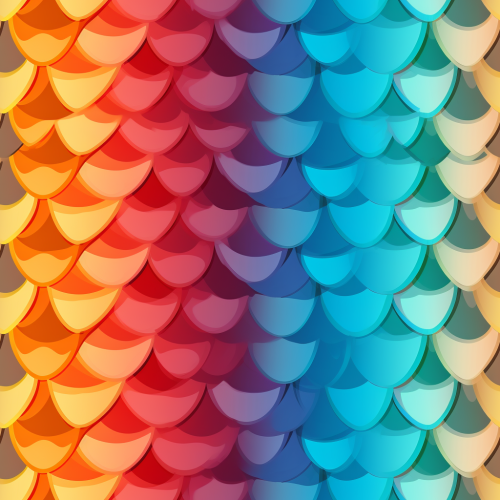 Image with flipped left side scales