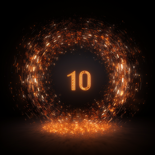 Numbers in a Ring of Light