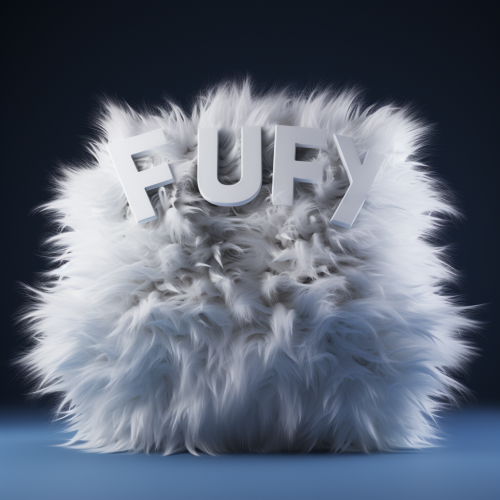 fluffy abstract banner
