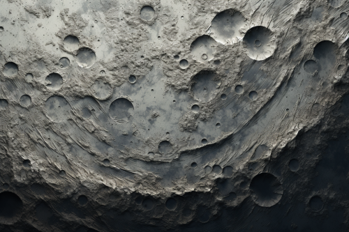 Granular lunar texture detail image