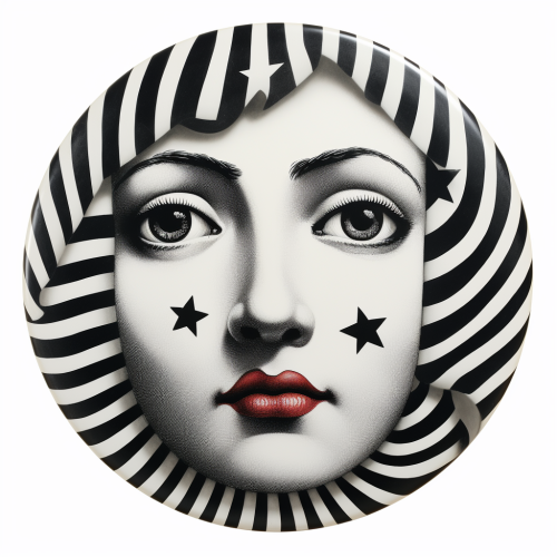 Fornasetti face art print Fornasetti face art print