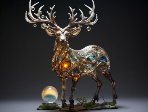 Magical Forest Spirit Deer Magical Forest Spirit Deer