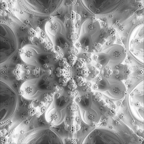 Mandala with Symmetrical Shapes